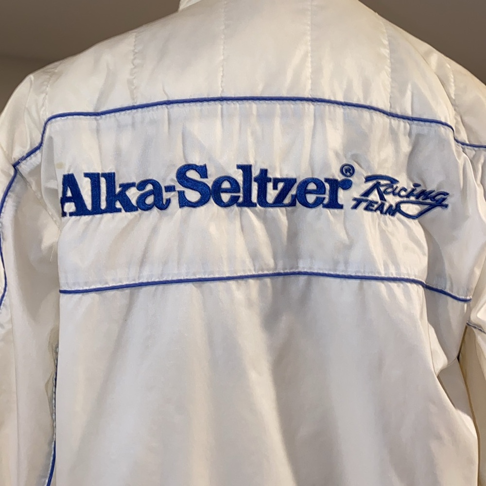 Vintage Racing Jacket Women’s small Alka-Seltzer Sponser